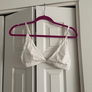 Everlane White T Shirt Bralette